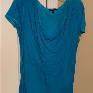 Maternity burnout short sleeve tee